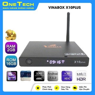 TV Box Vinabox X10 Plus, Ram 2gb, Rom 16gb, có bluetooth, hệ sinh thái HDPlay - Thanh lý
