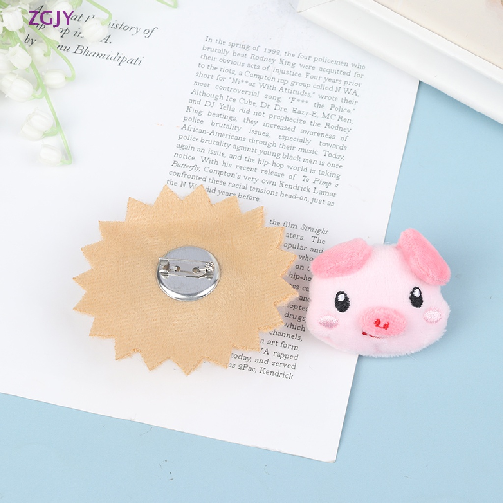 Huy Hiệu Cài Áo Hình Động Vật Hoạt Hình Ngộ Nghĩnh Mới