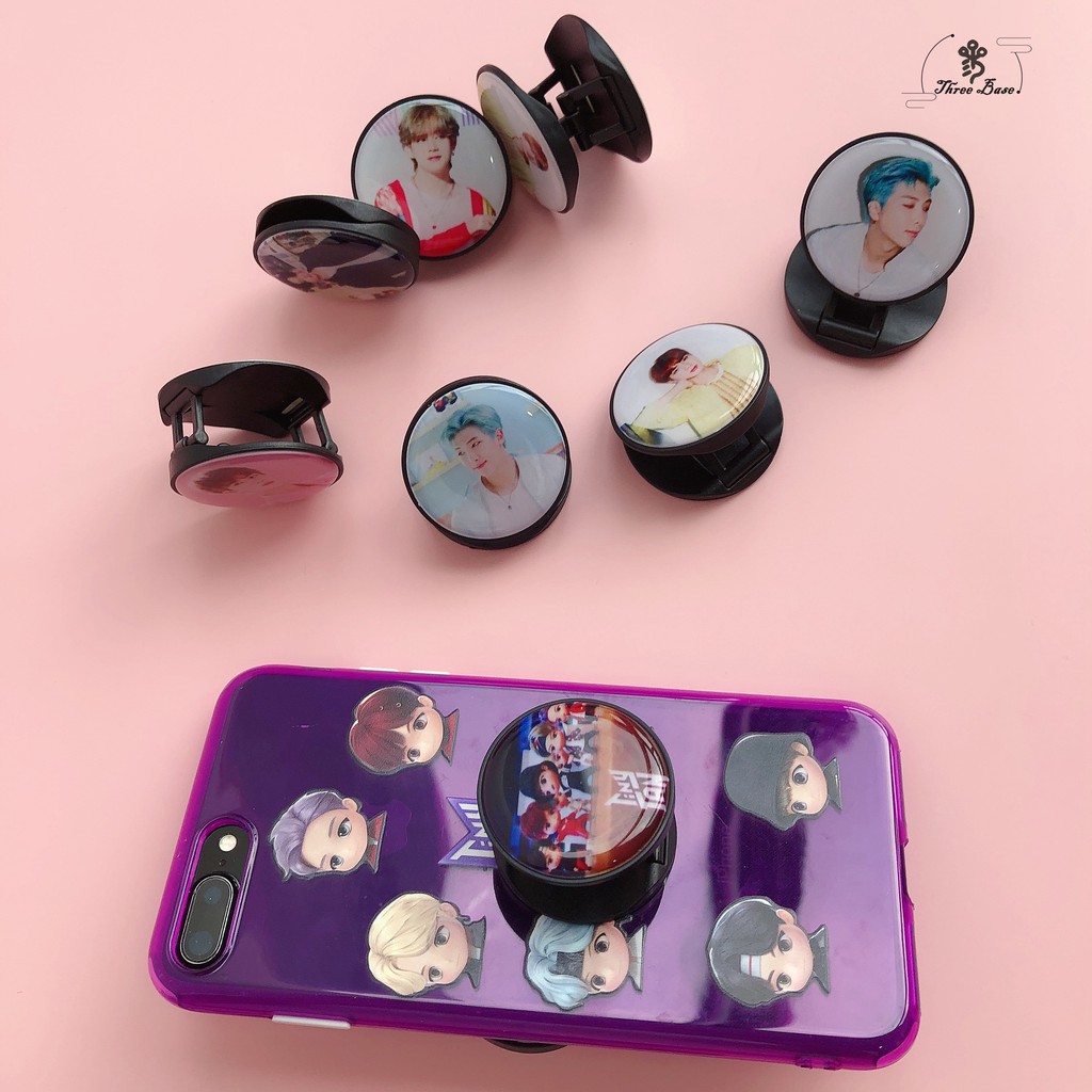 KPOP Nhẫn Đỡ Điện Thoại In Hình Bt21 Dễ Thương Cho Fan Bts Kd4