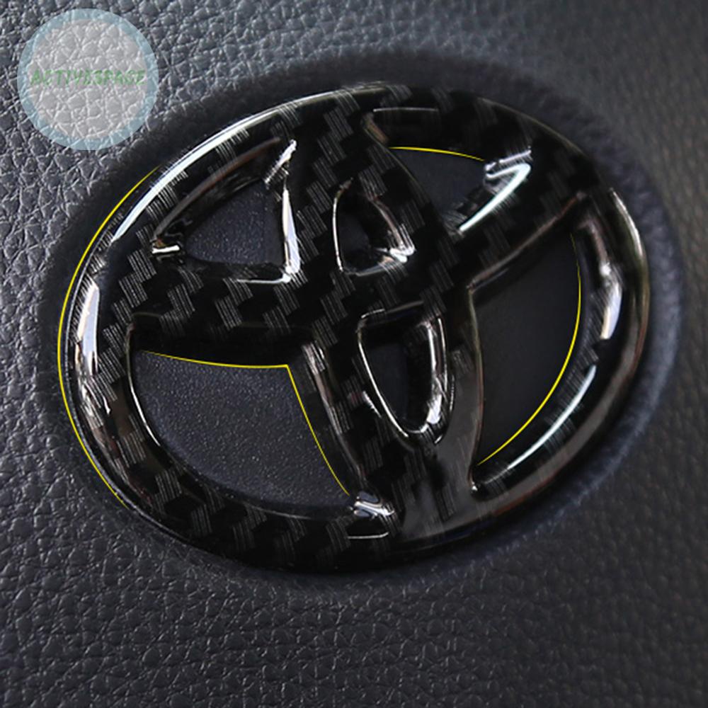 Carbon Fiber Car Steering Wheel Auto Logo Stickers Badge Decal for 1819 Toyota KKDvHgsf vvBcWt fxfpTL