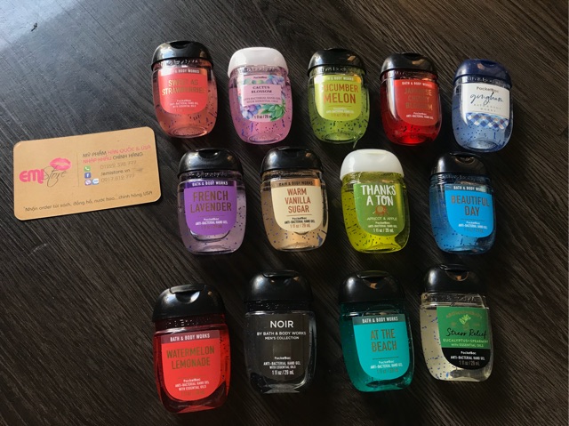 [CÓ SẴN] Nước rửa tay khô BATH&BODY WORKS hàng nhập khẩu chính hãng. Chai 29ml giúp vệ sinh khử trùng tiện lợi.Auth 100% | BigBuy360 - bigbuy360.vn