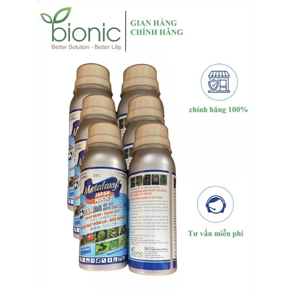 Thuốc trừ bệnh Metalaxyl nước (combo 6 chai)
