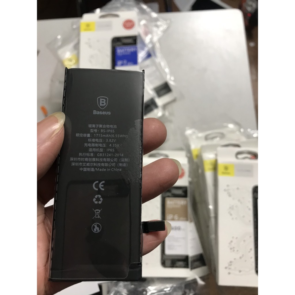 Pin dung lượng cao chính hãng Baseus dùng cho iPhone 6/ 7/ 8/ Plus