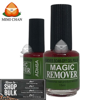 Nước sơn phá gel 15ml, nước ủ tháo phá sơn gel magic remover