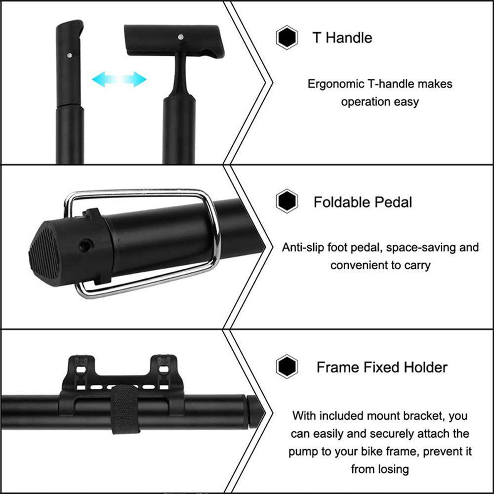 Dụng Cụ Bơm Bánh Xe Đạp Mini Tiện Dụng