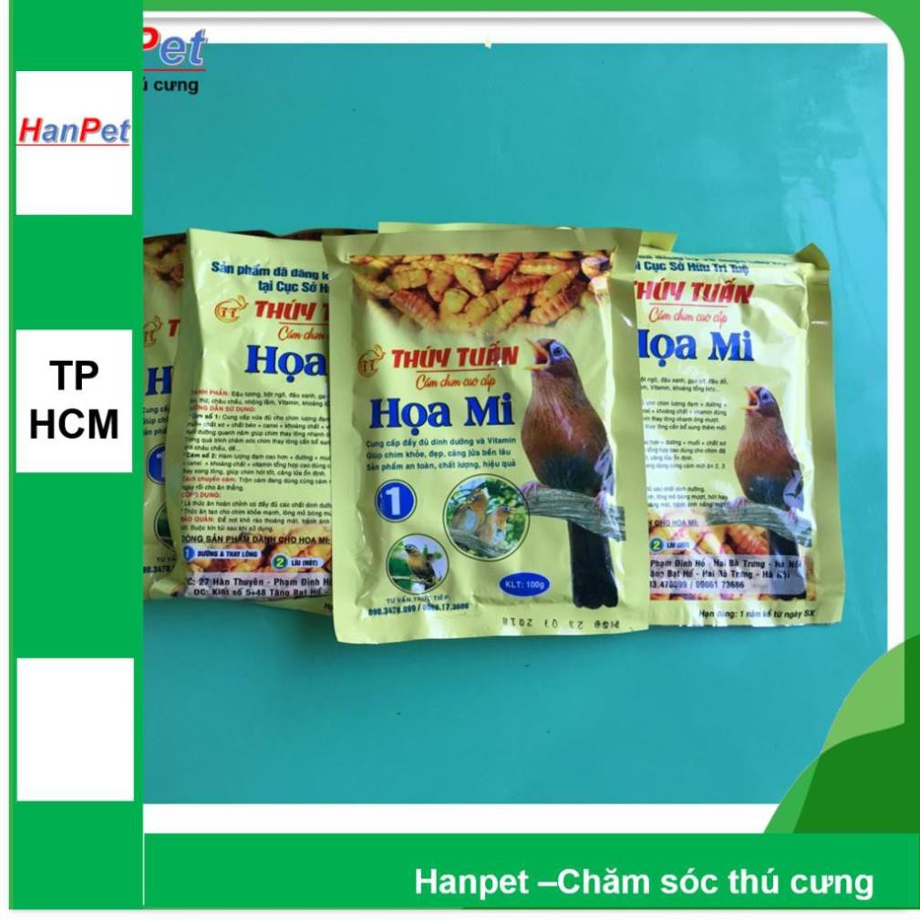 Hanpet.GV- Cám chim- thức ăn chim HỌA MI THÚY TUẤN (- 221)- cám dành cho chim cảnh