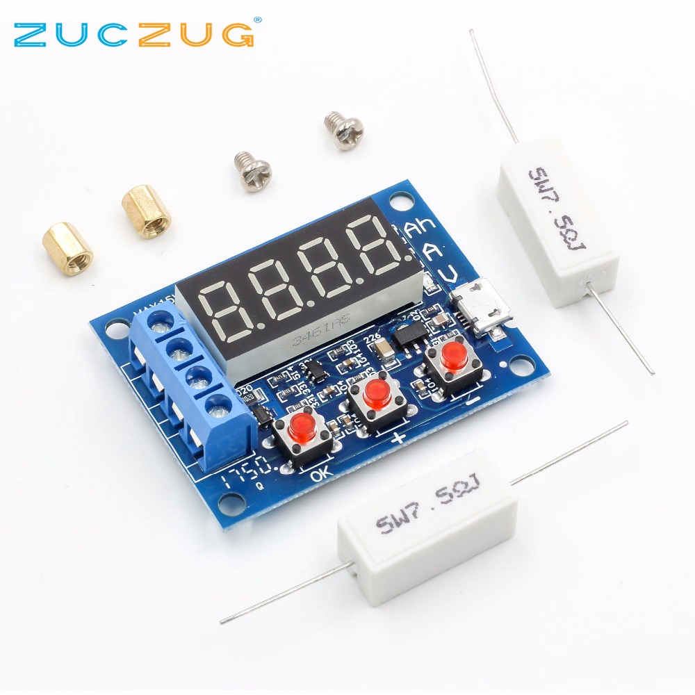 ZB2L3 Li-ion Lithium Lead-acid Battery Capacity Meter Discharge Tester Analyzer