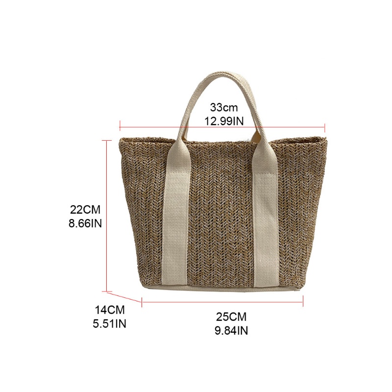 Túi Xách Đan Rơm Thời Trang Hè Cho Nữ