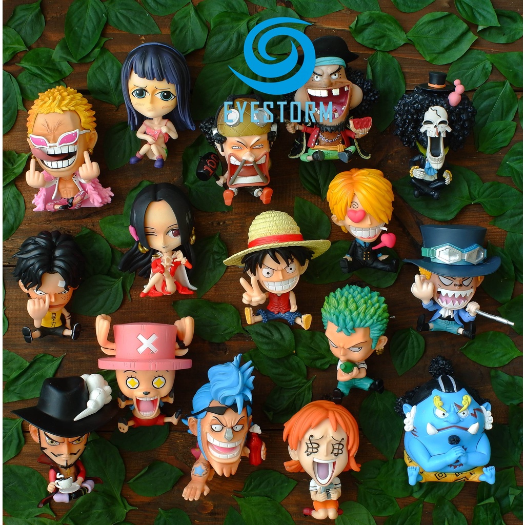 Mô hình One Piece - Đảo Hải Tặc - Luffy, Zoro, Ace, Sanji, Chopper, Nami, Usopp, Franky, Brook, Jinbei, Nico Robin, Boa