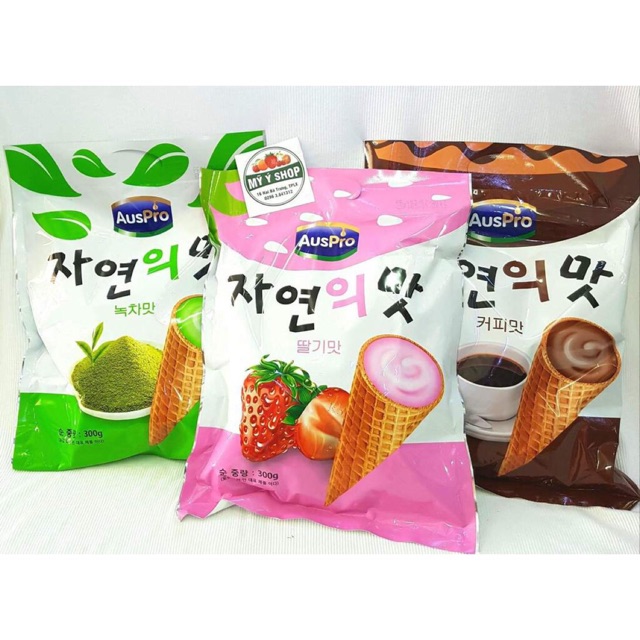 Bánh ốc quế hàn quốc