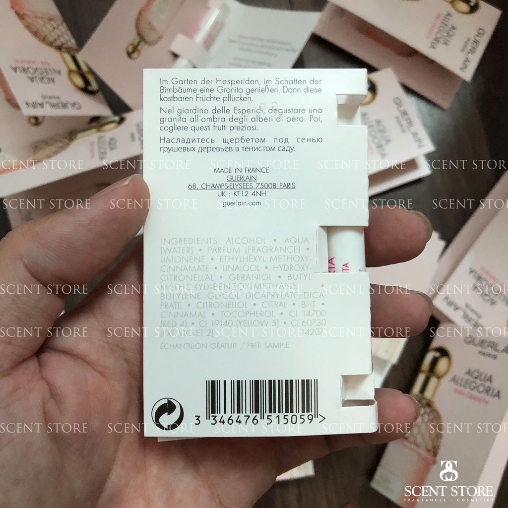 Scentstorevn - Vial chính hãng nước hoa Guerlain Aqua Allegoria Pera Granita [1ml]
