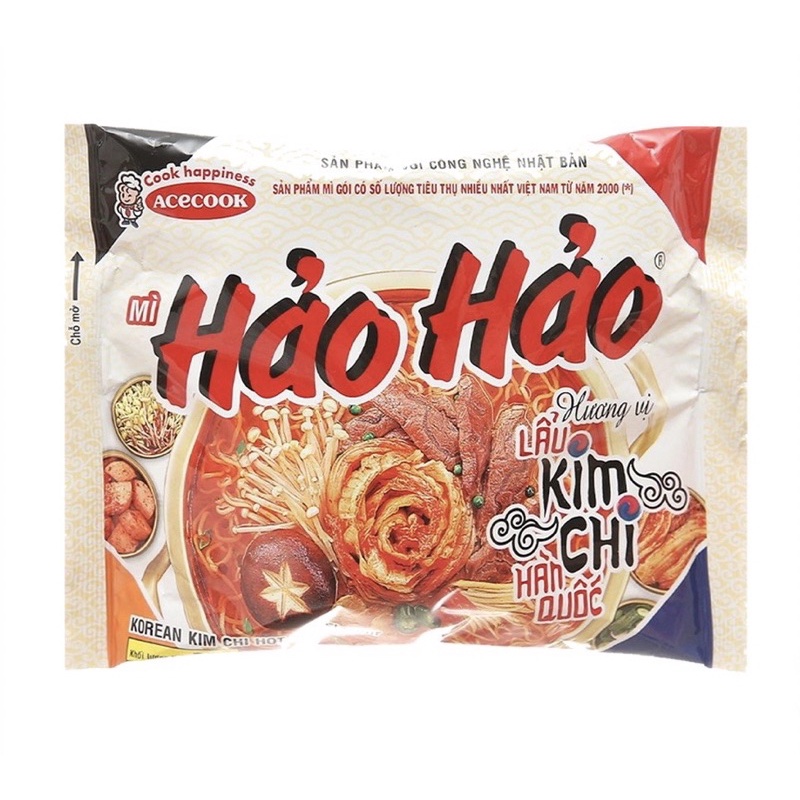 Thùng 30 Gói Mì Hảo Hảo Lẩu Kim Chi Hàn Quốc