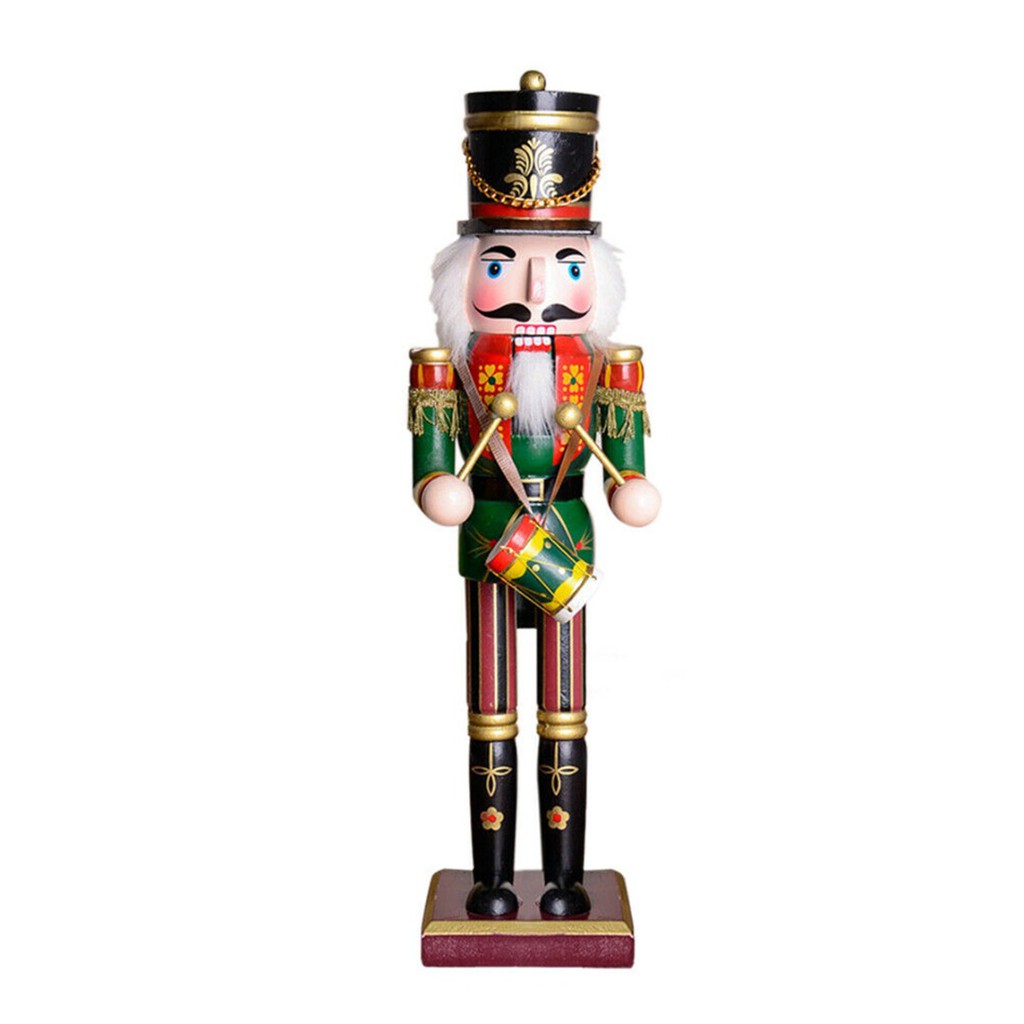 Mô hình chú lính chì bằng gỗ 30cm tiện lợi dành cho trang trí Giáng Sinh