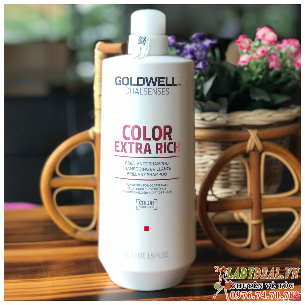 [ Chính Hãng ] Cặp Dầu Gội - Xả Giữ Màu Goldwell Dualsenses Color Extra Rich 1000ml