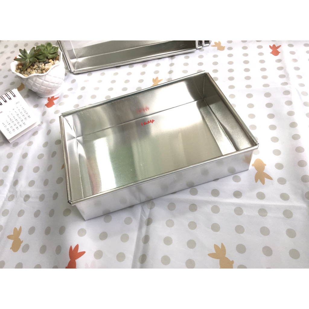 Khuôn Làm Bánh bằng nhôm hình chữ nhật nhiều kích thước