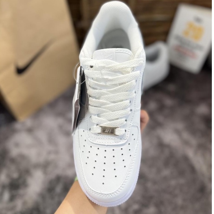 Giày Thể Thao Sneaker  Af1 Full Trắng AirFoce1 White