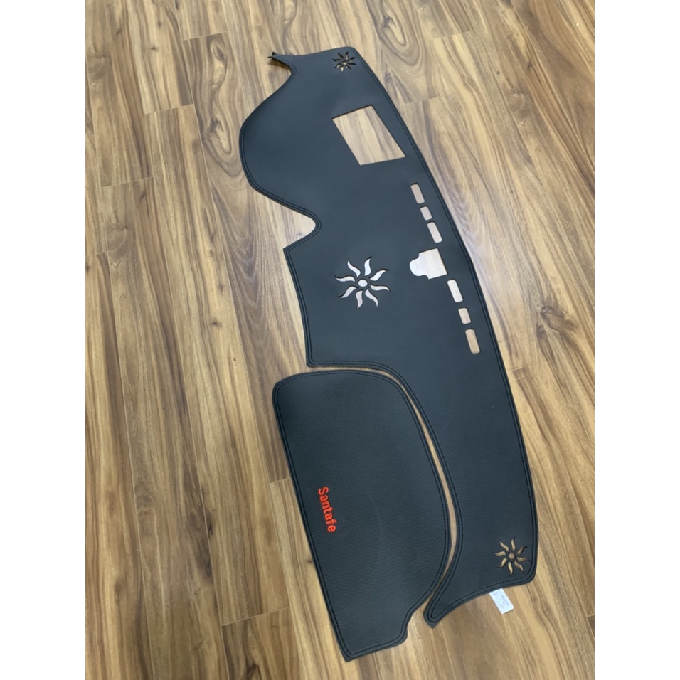 Thảm da vân carbon Ô tô xe HYUNDAI Santafe 2021 - 2024, cuối 2024-2025 bản HUD, Không có HUD- Giá ưu