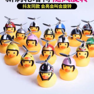 Vit đội nón bảo hiểm
