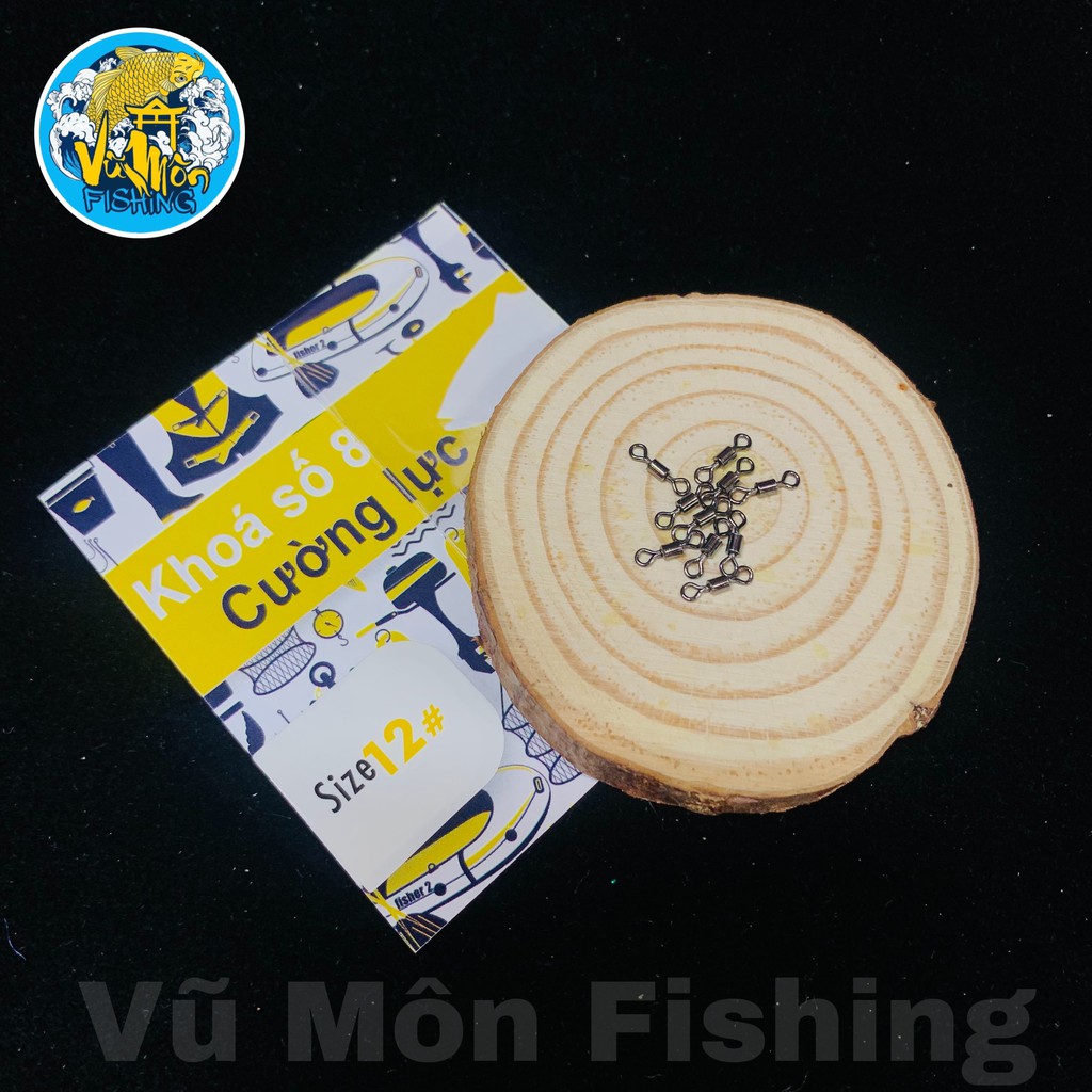 Khóa Ma Ní Số 8 Câu Đài Cường Lực QL | Gói 10c- Vũ Môn Fishing