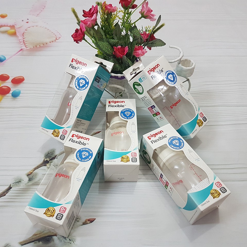 Bình Sữa Cho Bé Pigeon Streamline 150ml - 4902508266512
