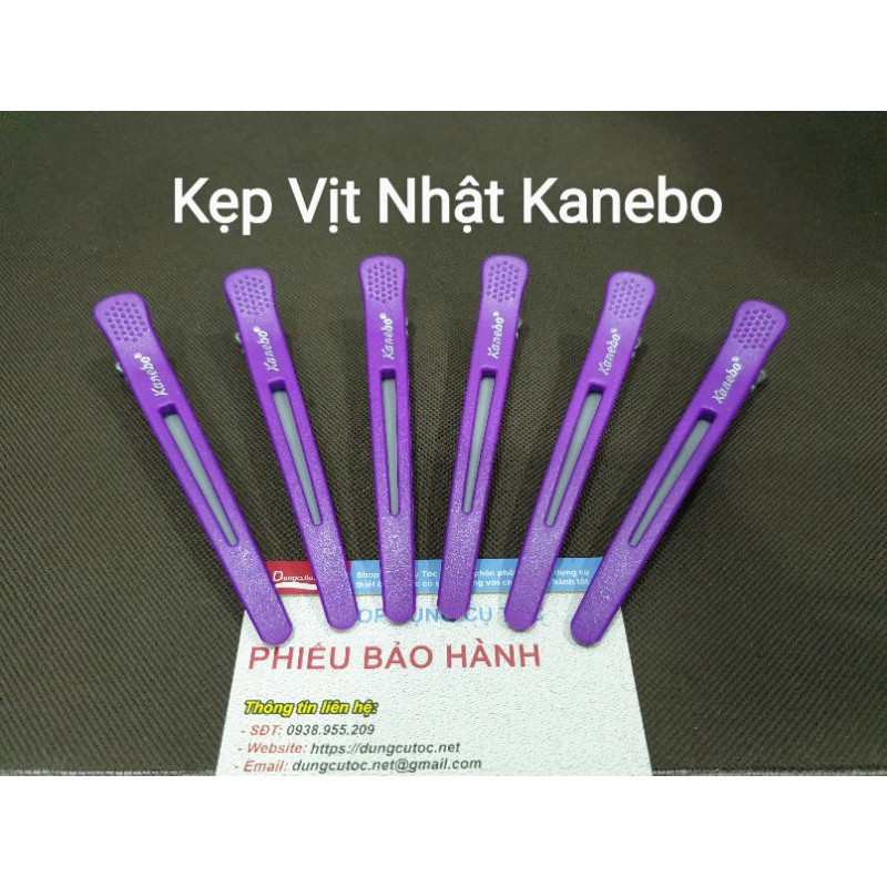 Kẹp Mỏ Vịt, Kẹp Vịt Nhật Bản Kanebo, Pro Master Có Su Chống Dập Tóc.