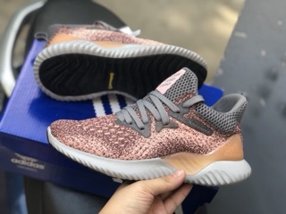 Giầy alpha bounce hồng xước cao cấp fullbox