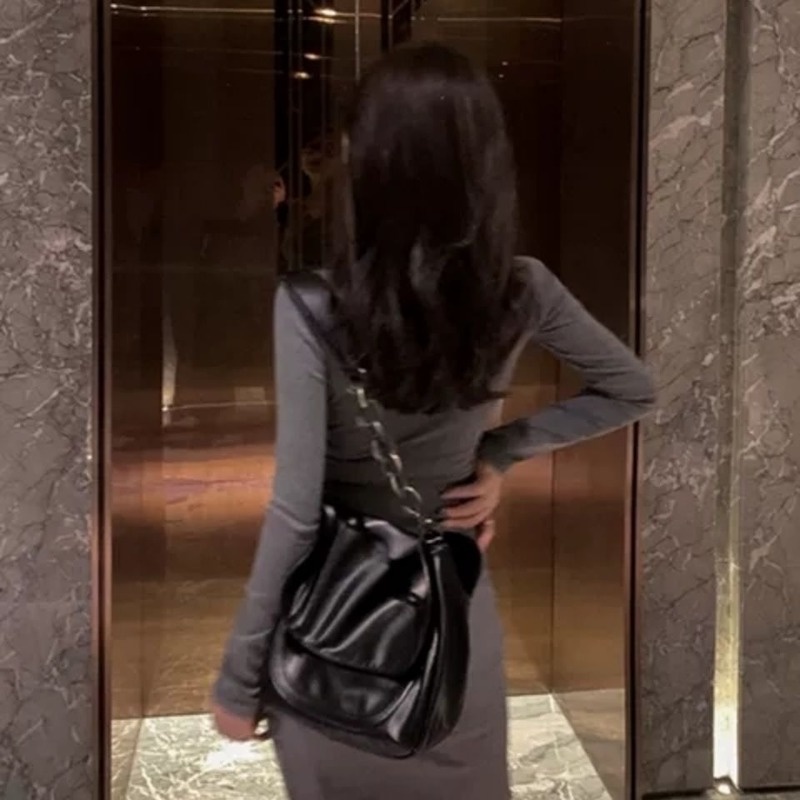 Đầm Tay Dài Cổ Chữ V Dáng Ôm Chiết Eo Thiết Kế Vạt Đan Chéo Thời Trang Quyến Rũ Cho Nữ