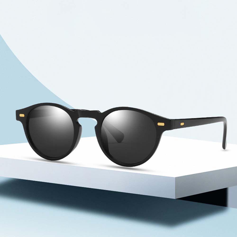 Jarred Kính Mát Tròn Gọng Kim Loại Chống Nắng Nhiều Màu Sắc Phong Cách Punk Vintage Hàn Quốc Sang Trọng Dành Cho Nam Nữ