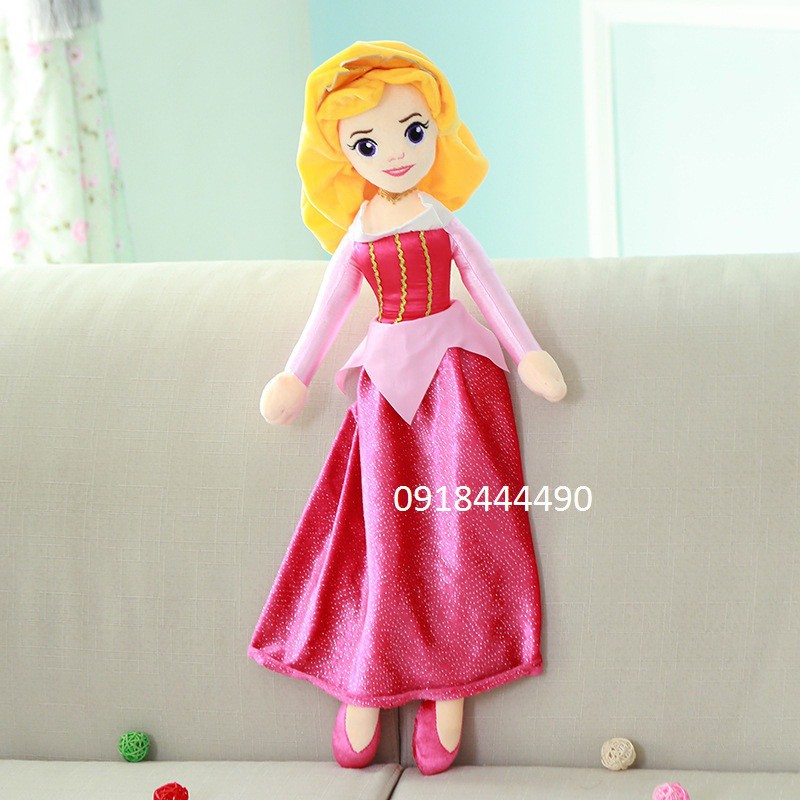 Búp bê bông nàng công chúa xinh đẹp:Belle, Ariel, Cô bé Lọ Lem, Aurora, Rapunzel - Hàng nhập khẩu