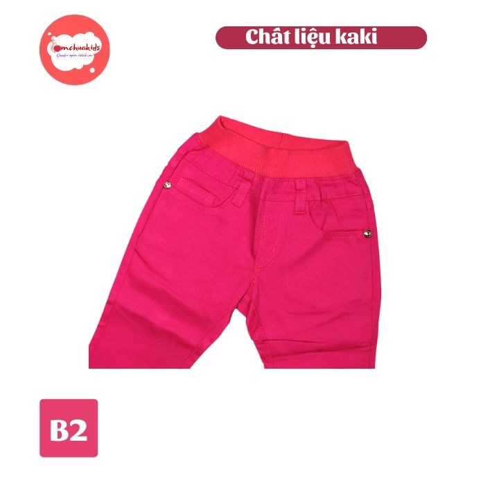 Quần legging dài cho bé gái từ 10-20kg - Quần leggin- thoải mái cho bé - Tomchuakids.