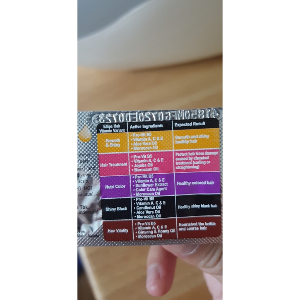 Viên Dưỡng Phục Hồi Tóc Hư Tổn Ellips 1ml*6 viên | BigBuy360 - bigbuy360.vn