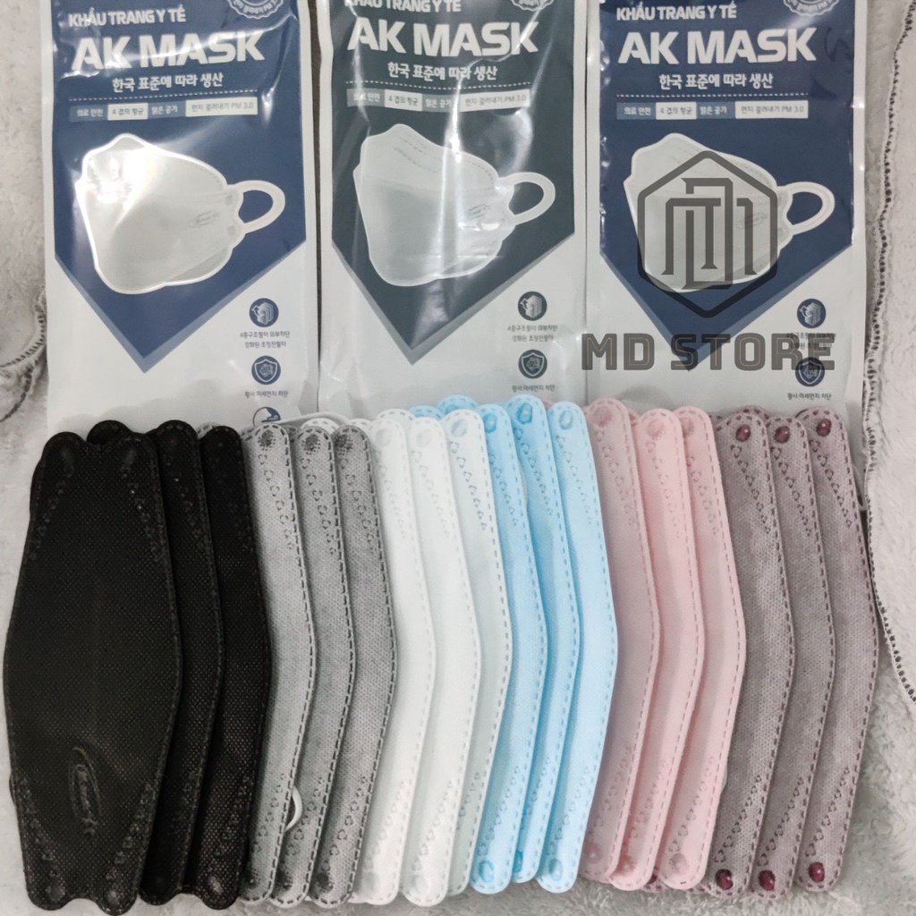 [ Giá Sỉ - SET 50 Chiếc ] Khẩu trang KF94 - 4 Lớp kháng Khuẩn Hàn Quốc Chống Bụi Mịn - Hàng Chính Hãng | BigBuy360 - bigbuy360.vn