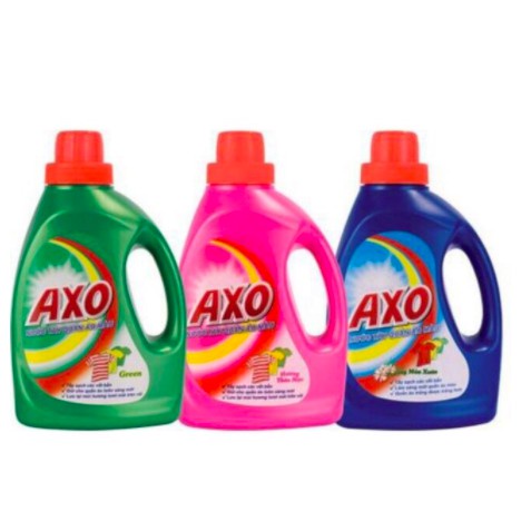 Nước tẩy quần áo màu AXO hương hoa đào 800ml