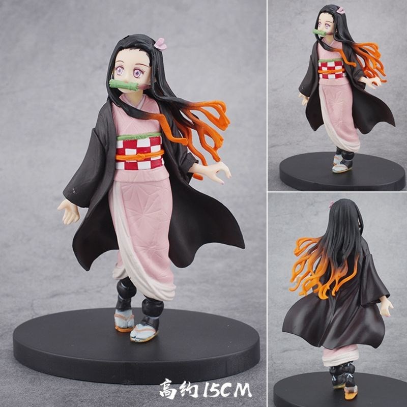 Mô Hình Kimetsu No Yaiba Trang Trí Tanjiro Nezuko Zenitsu Giyuu mô hình