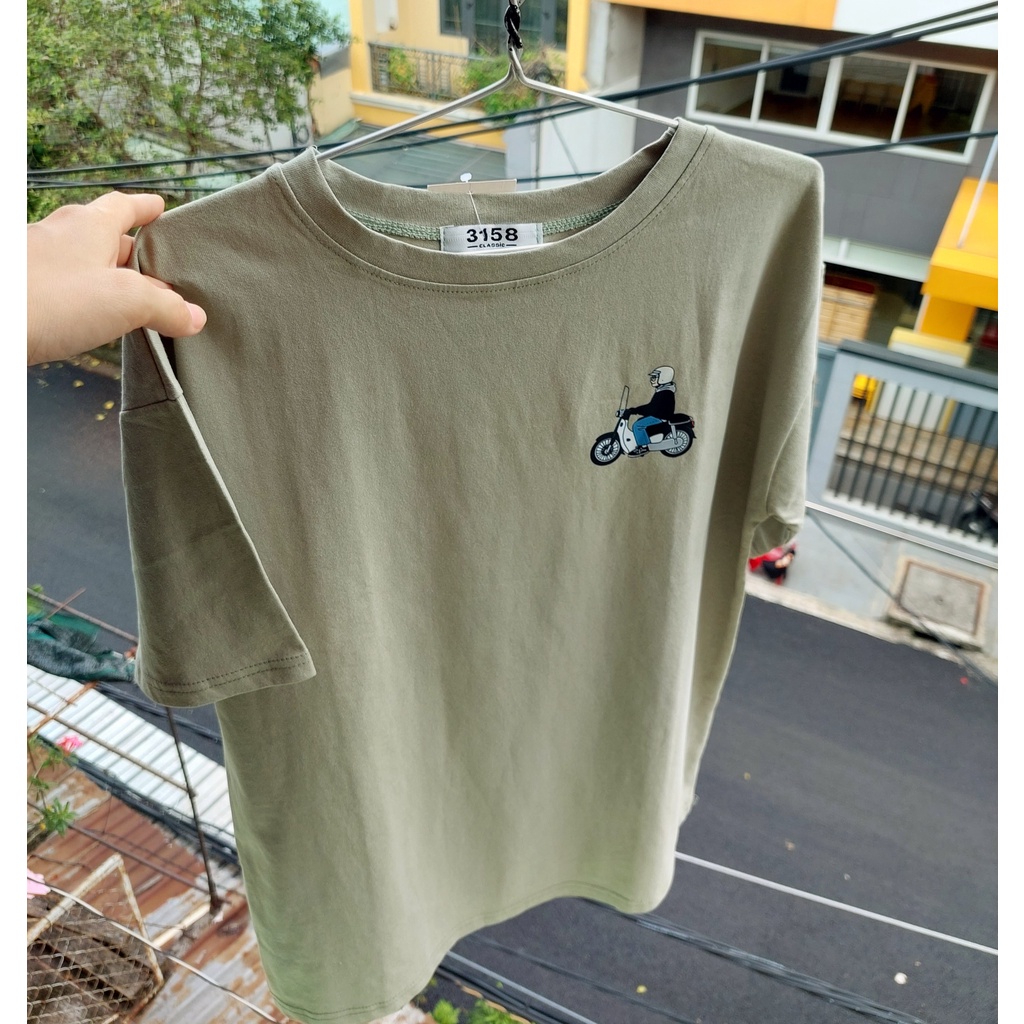 Áo Thun Cotton Vintage - Basic Form Rộng Dưới 65kg