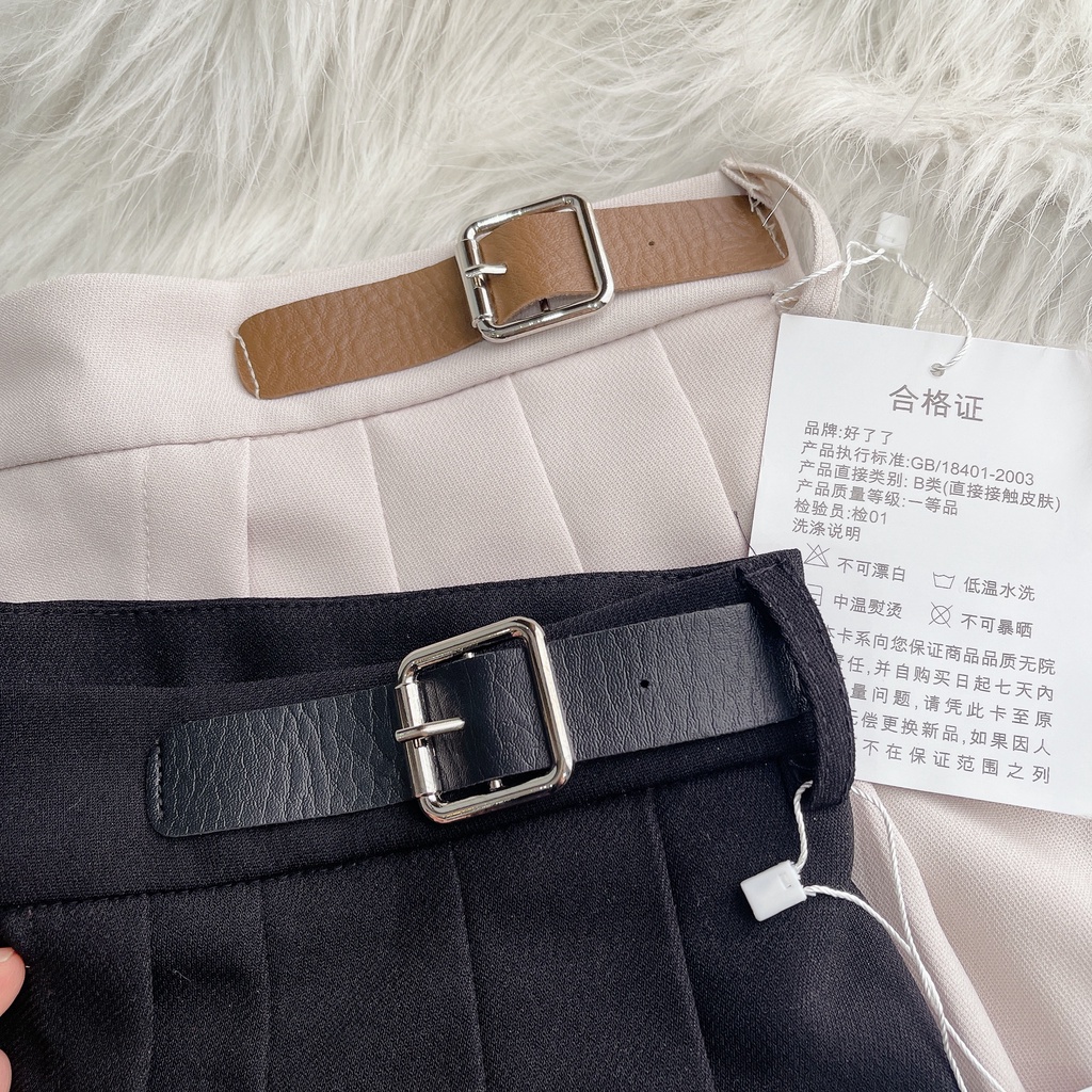 CHÂN VÁY XẾP LY NGẮN QUỐC DÂN dáng chữ A lưng cao phong cách tennis