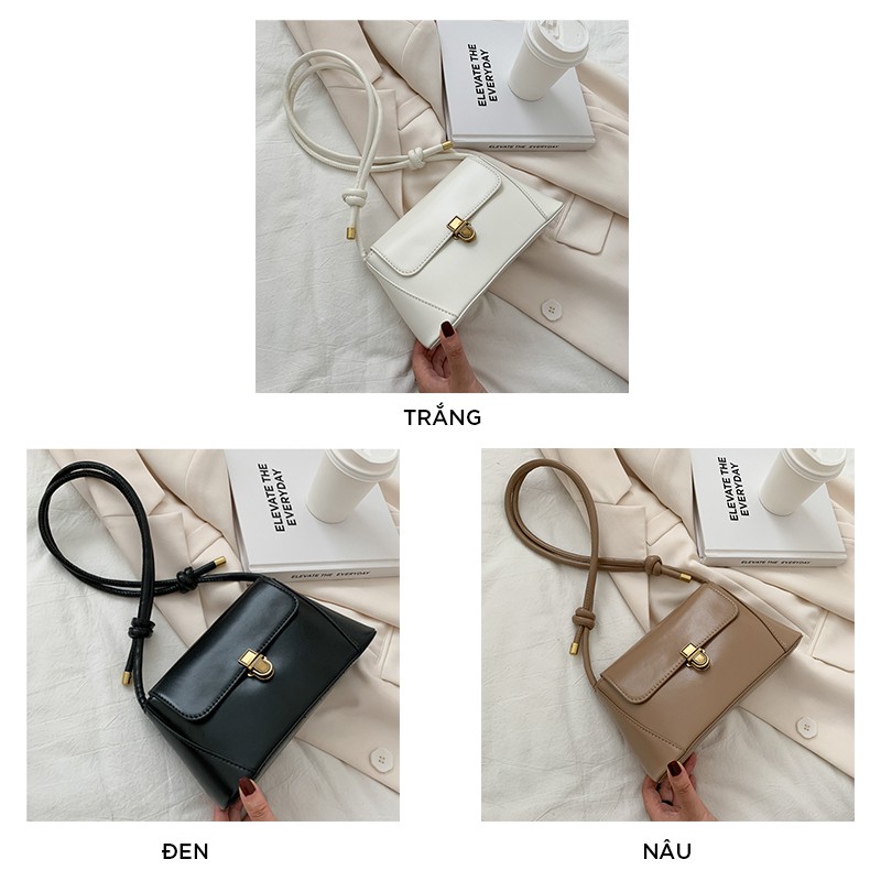 Túi đeo chéo nữ đi chơi da mềm cá tính dễ thương nhiều ngăn LUKAMO TX653