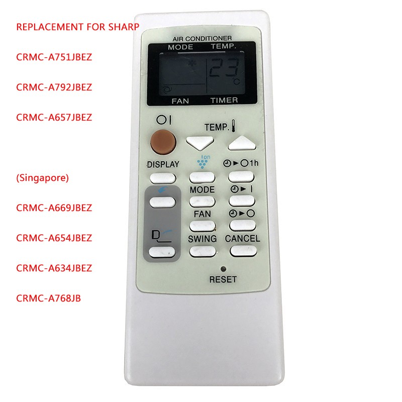 Mới remote Điều Khiển Máy Lạnh sharp crmc-a751jbez crmc-a792jbez crmc-a669jbez