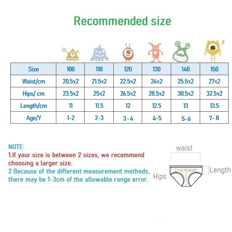 Quần Lót Cotton 100% In Hình Khủng Long Cho Bé Từ 2-10 Tuổi