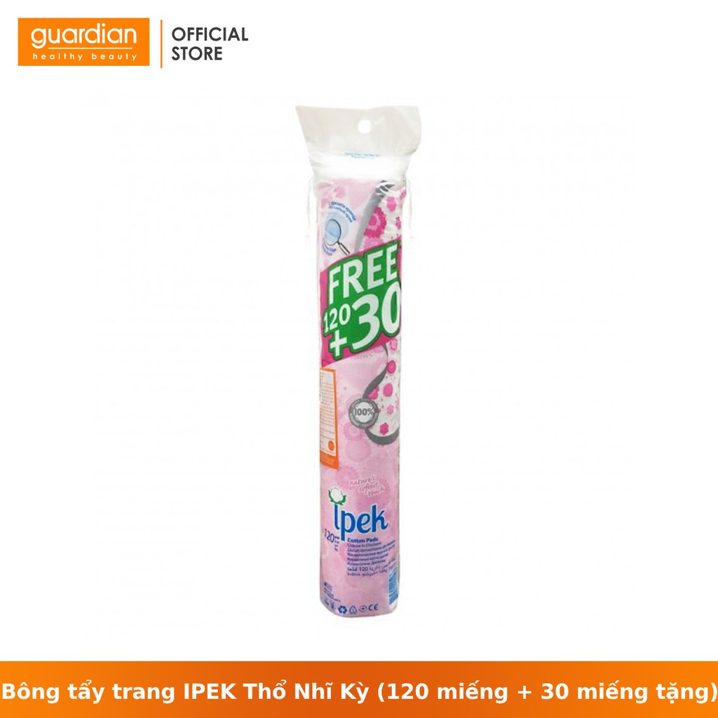 Bông tẩy trang IPEK Thổ Nhĩ Kỳ (120 miếng + 30 miếng tặng) | BigBuy360 - bigbuy360.vn