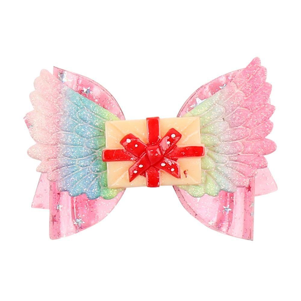 Kẹp Tóc Hình Nơ / Ông Già Noel Đính Kim Tuyến Lấp Lánh Thời Trang Cho Bé
