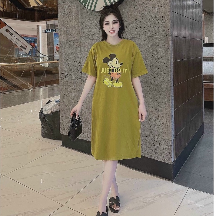 Váy suông nữ MIA 1992 - Váy babydoll nữ chất cotton thun siêu xinh