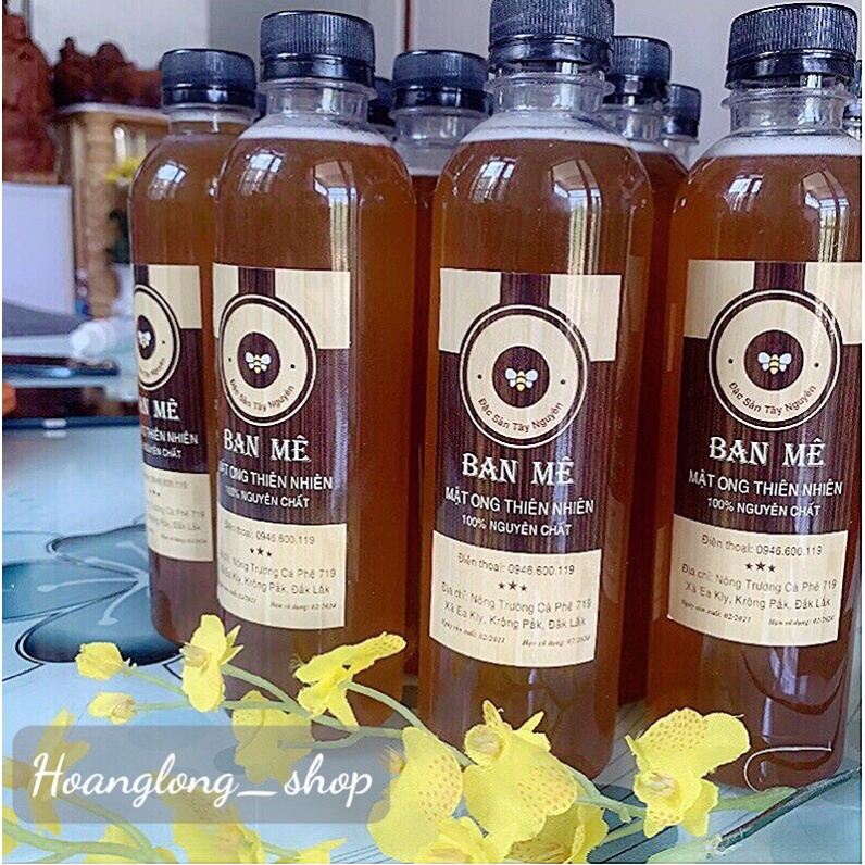 1 lít Mật ong Cà phê, Mật thiên nhiên
