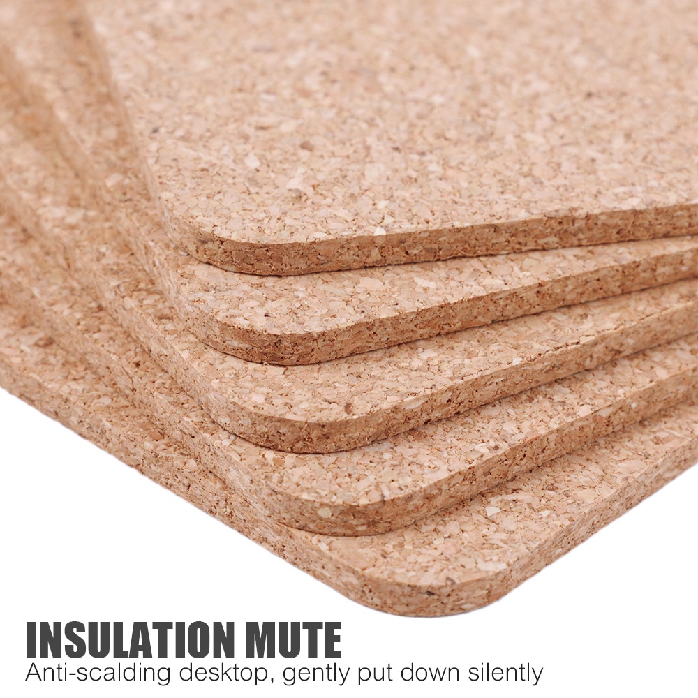 Miếng Lót Cốc Hình Tròn/Vuông Cách Nhiệt Chống Nhiệt Dùng Cho Nhà Bếp/Văn Phòng DIY