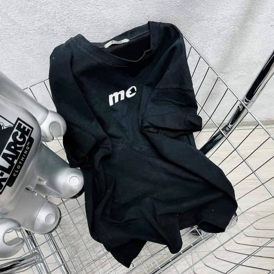 Áo thun cộc tay nam nữ in chữ ME form rộng nhiều màu, Áo cộc tay hè nam nữ ulzzang hot trend, freeship , sale