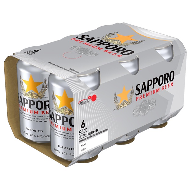 Bia SAPPORO 330ml