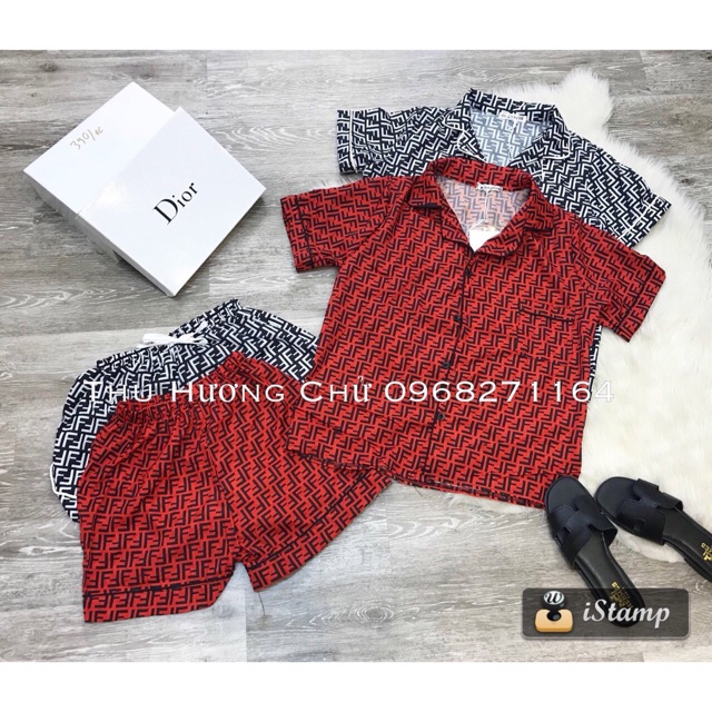 Bộ lụa fendi