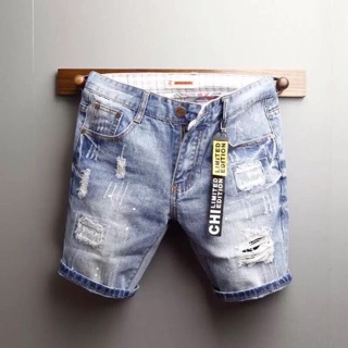 Quần short jean nam _ quần jean nam ngắn