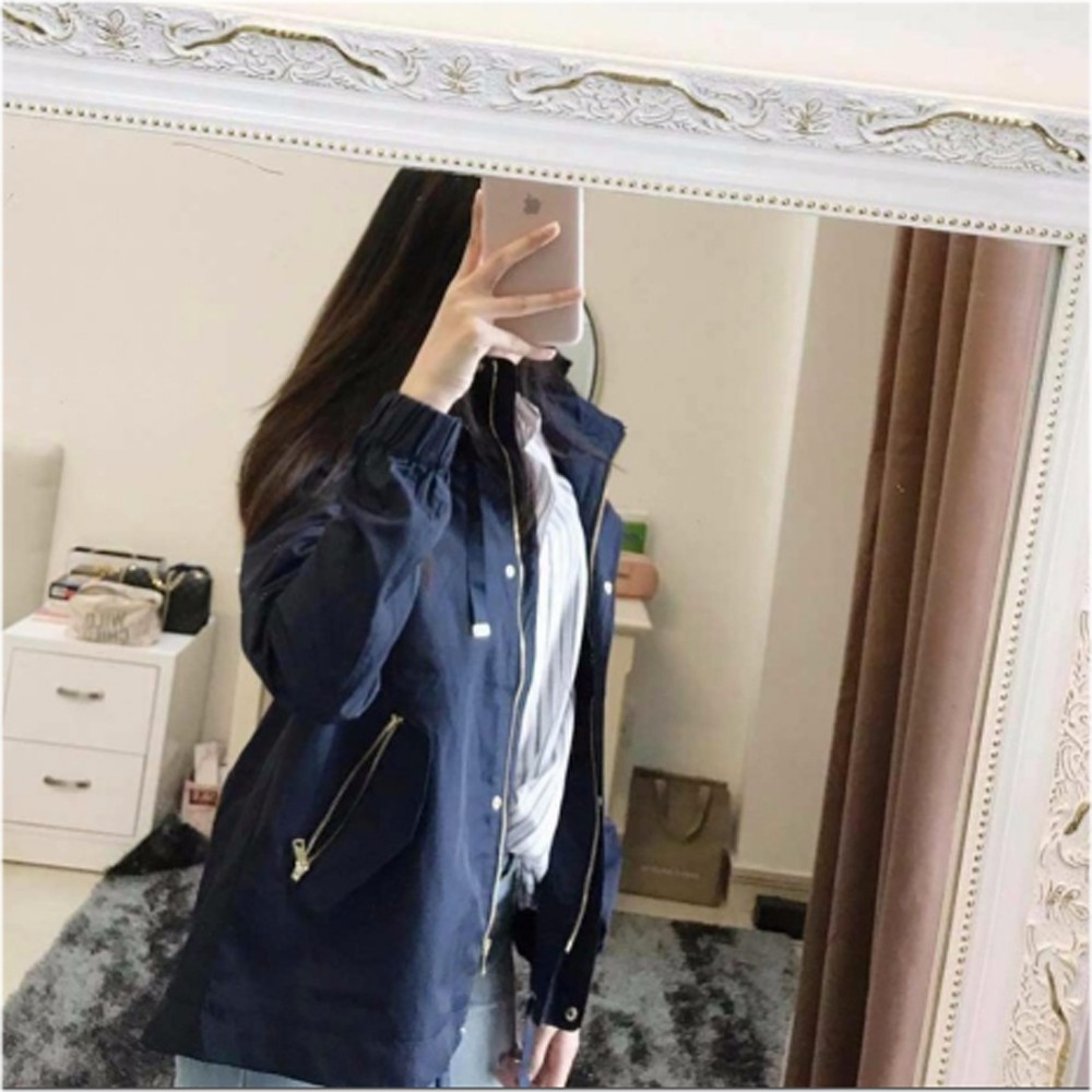 FREESHIP ĐƠN 99K_[ về xanh đen ] Áo khoác Jacket hai túi khóa kéo | BigBuy360 - bigbuy360.vn