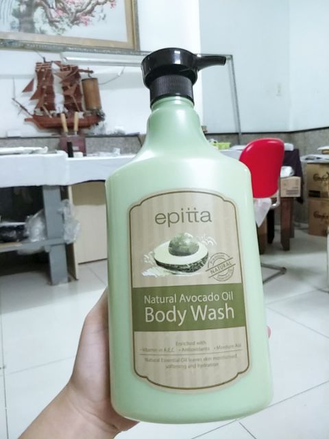 Sữa tắm Epitta 1200ml - Malaysia (5 màu : anh đào,  nho, bơ, vani , trà xanh)